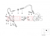 BMW Motorrad BMW 1998 R-Models 4V R 850 RT 96 (0412) Rear brake master cylinder
