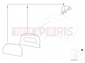 BMW Motorrad BMW 1998 R-Models 4V R 850 RT 96 (0412) set, backrest cushion 33 L topcase