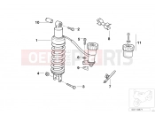 BMW Motorrad BMW 1999 R-Models 4V R 850 GS 95 (0403) Spring strut, rear