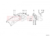 BMW Motorrad BMW 1999 R-Models 4V R 850 GS 95 (0403) Registration plate mounting
