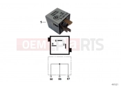 BMW Motorrad BMW 1999 R-Models 4V R 850 GS 95 (0403) Plug connector light grey