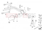 BMW Motorrad BMW 1999 R-Models 4V R 850 R 02 (0428) Fuel distributor/Pressure regulator