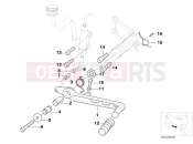BMW Motorrad BMW 1999 R-Models 4V R 850 R 02 (0428) Brake pedal