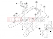 BMW Motorrad BMW 1999 R-Models 4V R 850 R 02 (0428) Rear carrier part