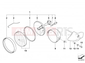 BMW Motorrad BMW 1999 R-Models 4V R 850 R 02 (0428) Headlight/finisher