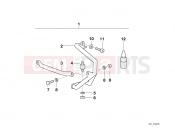 BMW Motorrad BMW 2000 R-Models 4V R 850 GS 95 (0403) Engine protection bar set