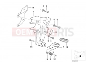 BMW Motorrad BMW 2000 R-Models 4V R 850 GS 95 (0403) Footpeg plate/Front footpeg