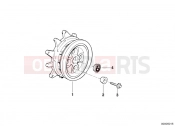 BMW Motorrad BMW 2000 R-Models 4V R 850 R 94 (0401,0406) Wheel hub rear