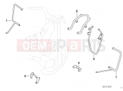 BMW Motorrad BMW 2000 R-Models 4V R 850 R 94 (0401,0406) Protection bar front,chrome, authorities