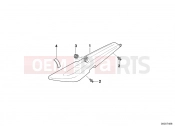 BMW Motorrad BMW 2000 R-Models 4V R 850 R 94 (0401,0406) Tail trim