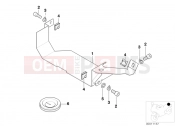 BMW Motorrad BMW 2000 R-Models 4V R 850 RT 96 (0412) Antenna support, authorities