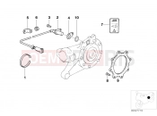 BMW Motorrad BMW 2001 R-Models 4V R 850 RT 96 (0412) Wheelspeed sensor, rear