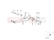 BMW Motorrad BMW 2001 R-Models 4V R 850 RT 96 (0412) Brake pedal