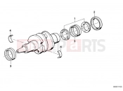 BMW Motorrad BMW CLASSIC 1987 R-Models 2V R 80 RT Crankshaft mounting
