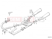 BMW Motorrad BMW CLASSIC 1987 R-Models 2V R 80 RT Exhaust system