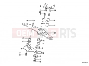 BMW Motorrad BMW CLASSIC 1987 R-Models 2V R 80 RT Upper fork cross brace