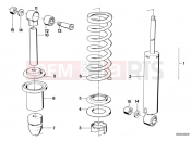 BMW Motorrad BMW CLASSIC 1987 R-Models 2V R 80 RT Spring strut, rear
