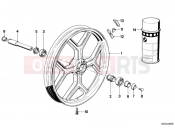 BMW Motorrad BMW CLASSIC 1987 R-Models 2V R 80 RT Cast rim, front