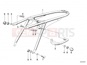BMW Motorrad BMW CLASSIC 1987 R-Models 2V R 80 RT Rear frame