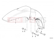 BMW Motorrad BMW CLASSIC 1987 R-Models 2V R 80 RT Mudguard front