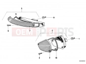 BMW Motorrad BMW CLASSIC 1987 R-Models 2V R 80 RT Front turn indicator