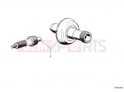 BMW Motorrad BMW CLASSIC 1982 R-Models 2V R 60 TIC Differential-crown wheel set