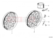 BMW Motorrad BMW CLASSIC 1982 R-Models 2V R 60 TIC Cast iron rim silver