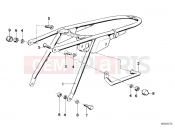 BMW Motorrad BMW CLASSIC 1982 R-Models 2V R 60 TIC Rear frame