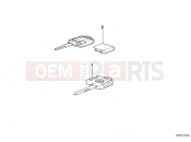 BMW Motorrad BMW CLASSIC 1982 R-Models 2V R 60 TIC Key head illuminated