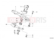 Upper fork cross brace - BMW Motorrad R 100 CS 1982