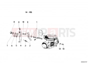 Carburetor/throttle control - BMW Motorrad R 100 TIC 1982