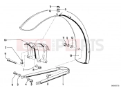 Mudguard front - BMW Motorrad R 100 TIC 1982