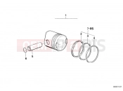 BMW Motorrad BMW CLASSIC 1982 R-Boxer R65LS Piston, single components
