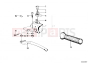 BMW Motorrad BMW CLASSIC 1982 R-Boxer R65LS Handle unit left
