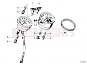 BMW Motorrad BMW CLASSIC 1982 R-Boxer R65LS Instruments combinat-.single components