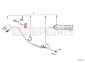 BMW Motorrad BMW CLASSIC 1981 R-Models 2V R 100 RT Retrofit kit, heated handle