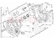 DUCATI 2014 Superbike 1199 Panigale S ABS 010 - HALF-CRANKCASES PAIR » ENGINE CASE