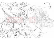 DUCATI 2014 Monster 659 ABS EXHAUST SYSTEM » EXHAUST SYSTEM