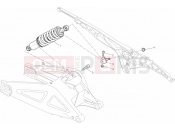 DUCATI Monster 795 ABS REAR SHOCK ABSORBER » SWING ARM