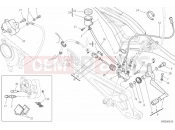 DUCATI Monster 796 ABS - DMT REAR BRAKE SYSTEM » BRAKING SYSTEM