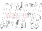 DUCATI Monster 1100 DIESEL 024 - FRONT FORK (1) » FRONT SUSPENSION