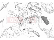 DUCATI 2013 Superbike 1199 Panigale S NUMBER PLATE HOLDER - TAIL LIGHT - (AUS) » LIGHTING SYSTEM