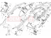 DUCATI Multistrada 1200 ABS REAR FRAME COMP. » FRAME