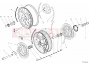 DUCATI 2013 Multistrada 1200 S GT WHEELS » FRONT WHEEL