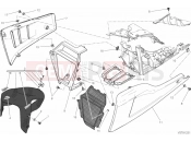 DUCATI 2013 Diavel AMG FRONT MUDGUARD » PLASTICS
