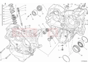 DUCATI 2013 Diavel BRA 10B - HALF-CRANKCASES PAIR » ENGINE CASE