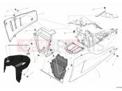 DUCATI 2013 Diavel Carbon FRONT MUDGUARD » PLASTICS