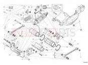 DUCATI 2013 Diavel Carbon BRA REAR SHOCK ABSORBER » SWING ARM