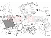 DUCATI 2013 Diavel CROMO RADIATOR, WATER,RH » COOLING SYSTEM