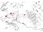 DUCATI 2013 HYPERMOTARD NUMBER PLATE HOLDER - TAIL LIGHT » LIGHTING SYSTEM